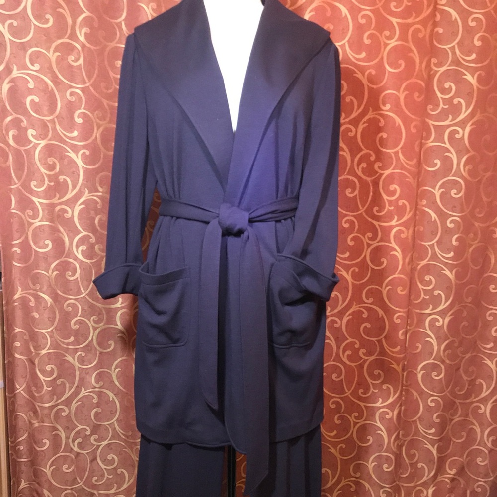 See Queen 2020-Wool plum pants suit from the 1980s